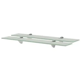 Floating shelves 2 units glass 8 mm 60x10 cm by vidaXL, Shelves and shelves - Ref: Foro24-3051513, Price: 27,73 €, Discount: %