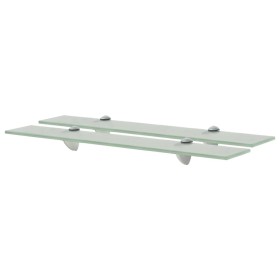 Schwebende Regale 2 Elemente Glas 8 mm 60x10 cm von vidaXL, Regale und Regale - Ref: Foro24-3051513, Preis: 31,30 €, Rabatt: %