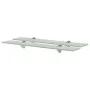 Floating shelves 2 units glass 8 mm 60x10 cm by vidaXL, Shelves and shelves - Ref: Foro24-3051513, Price: 27,73 €, Discount: %