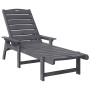 Muebles de lounge para jardín 2-persona 2 pcs Gris Claro