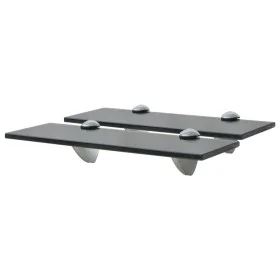 Floating shelves 2 units glass 8 mm 30x10 cm by vidaXL, Shelves and shelves - Ref: Foro24-3051502, Price: 23,91 €, Discount: %