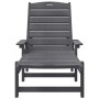 Muebles de lounge para jardín 2-persona 2 pcs Gris Claro