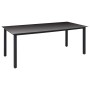 9-piece black garden dining set by vidaXL, Garden sets - Ref: Foro24-3060051, Price: 675,14 €, Discount: %