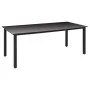 Juego de comedor para jardín 9 piezas negro de vidaXL, Conjuntos de jardín - Ref: Foro24-3060051, Precio: 696,52 €, Descuento: %