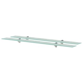 Schweberegale 2 Einheiten Glas 8 mm 100x20 cm von vidaXL, Regale und Regale - Ref: Foro24-3051525, Preis: 53,78 €, Rabatt: %