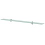 Floating shelves 2 units glass 8 mm 100x20 cm by vidaXL, Shelves and shelves - Ref: Foro24-3051525, Price: 53,78 €, Discount: %
