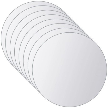 Runde Glasspiegelfliesen, 16 Stück von vidaXL, Spiegel - Ref: Foro24-3051491, Preis: 27,01 €, Rabatt: %