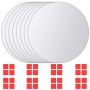 Runde Glasspiegelfliesen, 16 Stück von vidaXL, Spiegel - Ref: Foro24-3051491, Preis: 27,01 €, Rabatt: %