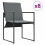 Conjunto de Comedor de Jardín 13 pcs Negro Acero