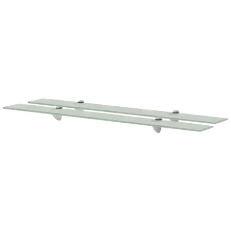 Estantes flotantes 2 unidades vidrio 8 mm 90x10 cm de vidaXL, Estantes y estanterías - Ref: Foro24-3051516, Precio: 37,35 €, ...