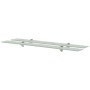 Floating shelves 2 units glass 8 mm 90x10 cm by vidaXL, Shelves and shelves - Ref: Foro24-3051516, Price: 38,10 €, Discount: %