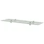 Floating shelves 2 units glass 8 mm 90x10 cm by vidaXL, Shelves and shelves - Ref: Foro24-3051516, Price: 37,35 €, Discount: %