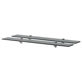 Floating shelves 2 units glass 8 mm 80x20 cm by vidaXL, Shelves and shelves - Ref: Foro24-3051531, Price: 50,11 €, Discount: %