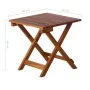 Garden lounger with table and cushion in solid acacia wood by vidaXL, Loungers - Ref: Foro24-3061592, Price: 192,11 €, Discou...
