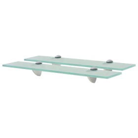 Schwebende Regale 2 Elemente Glas 8 mm 50x10 cm von vidaXL, Regale und Regale - Ref: Foro24-3051496, Preis: 33,15 €, Rabatt: %