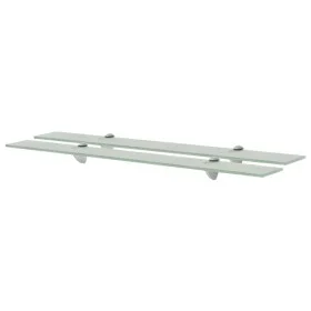 Schweberegale 2 Einheiten Glas 8 mm 80x10 cm von vidaXL, Regale und Regale - Ref: Foro24-3051515, Preis: 30,77 €, Rabatt: %