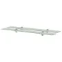 Floating shelves 2 units glass 8 mm 80x10 cm by vidaXL, Shelves and shelves - Ref: Foro24-3051515, Price: 31,96 €, Discount: %