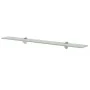 Floating shelves 2 units glass 8 mm 80x10 cm by vidaXL, Shelves and shelves - Ref: Foro24-3051515, Price: 31,96 €, Discount: %