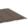 Garden lounger with solid acacia wood cushion by vidaXL, Loungers - Ref: Foro24-3061337, Price: 206,80 €, Discount: %