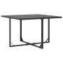 Conjunto de Comedor de Jardín 5 pcs Negro Acero