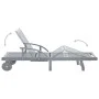 Garden lounger with solid acacia wood cushion by vidaXL, Loungers - Ref: Foro24-3061337, Price: 206,80 €, Discount: %