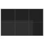 Conjunto de Comedor de Jardín 7 pcs Negro Acero