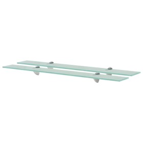 Schweberegale 2 Einheiten Glas 8 mm 80x20 cm von vidaXL, Regale und Regale - Ref: Foro24-3051523, Preis: 51,30 €, Rabatt: %