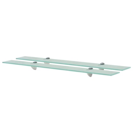 Estantes flotantes 2 unidades vidrio 8 mm 80x20 cm de vidaXL, Estantes y estanterías - Ref: Foro24-3051523, Precio: 51,30 €, ...