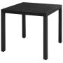 Set de comedor de jardín de 3 piezas PVC ratán negro de vidaXL, Conjuntos de jardín - Ref: Foro24-3060118, Precio: 259,06 €, ...