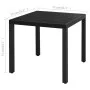 Set de comedor de jardín de 3 piezas PVC ratán negro de vidaXL, Conjuntos de jardín - Ref: Foro24-3060118, Precio: 259,06 €, ...