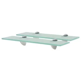 Floating shelves 2 units glass 8 mm 40x20 cm by vidaXL, Shelves and shelves - Ref: Foro24-3051519, Price: 30,23 €, Discount: %