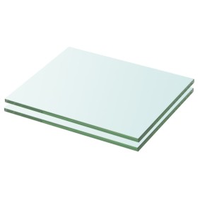 Estantes 2 unidades panel de vidrio transparente 20x20 cm de vidaXL, Estantes y estanterías - Ref: Foro24-3051544, Precio: 24...