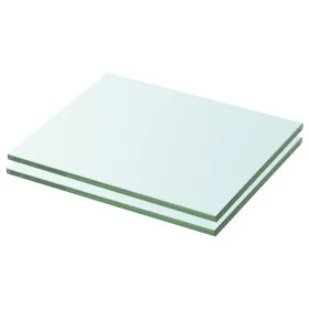 Shelves 2 units transparent glass panel 20x20 cm by vidaXL, Shelves and shelves - Ref: Foro24-3051544, Price: 23,26 €, Discou...