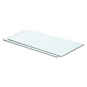 Regale 2 Einheiten transparente Glasscheibe 60x25 cm von vidaXL, Regale und Regale - Ref: Foro24-3051565, Preis: 33,75 €, Rab...