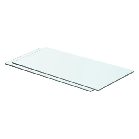 Regale 2 Einheiten transparente Glasscheibe 60x25 cm von vidaXL, Regale und Regale - Ref: Foro24-3051565, Preis: 33,06 €, Rab...