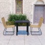3-teiliges Garten-Essset aus synthetischem Rattan und Glas von vidaXL, Gartensets - Ref: Foro24-3060237, Preis: 330,02 €, Rab...