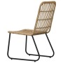 3-teiliges Garten-Essset aus synthetischem Rattan und Glas von vidaXL, Gartensets - Ref: Foro24-3060237, Preis: 330,02 €, Rab...