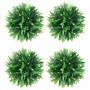 Bolas de boj artificial con luces LED 4 unidades 15 cm