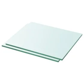 Estantes 2 unidades panel de vidrio transparente 30x20 cm de vidaXL, Estantes y estanterías - Ref: Foro24-3051549, Precio: 20...