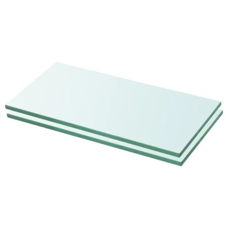 Shelves 2 units transparent glass panel 20x30 cm by vidaXL, Shelves and shelves - Ref: Foro24-3051546, Price: 18,96 €, Discou...