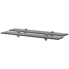 Floating shelves 2 units glass 8 mm 70x10 cm by vidaXL, Shelves and shelves - Ref: Foro24-3051506, Price: 25,88 €, Discount: %