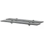 Floating shelves 2 units glass 8 mm 70x10 cm by vidaXL, Shelves and shelves - Ref: Foro24-3051506, Price: 31,86 €, Discount: %