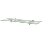 Floating shelves 2 units glass 8 mm 70x10 cm by vidaXL, Shelves and shelves - Ref: Foro24-3051514, Price: 33,89 €, Discount: %