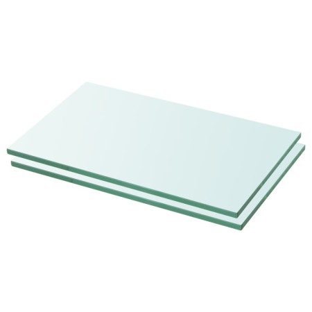 Regale 2 Einheiten transparente Glasscheibe 30x12 cm von vidaXL, Regale und Regale - Ref: Foro24-3051547, Preis: 20,41 €, Rab...