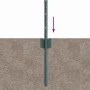 Postes de cerca Manual 44 pcs Verde 80 cm Acero