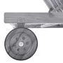 Garden lounger with solid gray acacia wood cushion by vidaXL, Loungers - Ref: Foro24-3061364, Price: 194,07 €, Discount: %