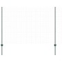 Postes de cerca Manual 22 pcs Verde 200 cm Acero