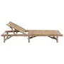 Garden lounger with bamboo cushion by vidaXL, Loungers - Ref: Foro24-3061636, Price: 206,09 €, Discount: %