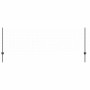 Postes de cerca Manual 44 pcs Gris 120 cm Acero