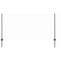 Postes de cerca Manual 44 pcs Gris 140 cm Acero
